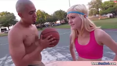 Play Petite Teen Chloe Foster's Tiny Pussy Stretched by Bruno Dickens' Huge Cock