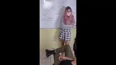 Play Big-Dicked English Teacher Fucks Latina Teen for Better Comprehension