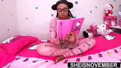 Play Step Dad's BBC Taboo POV Doggystyle Sex with Curvy Black Stepdaughter