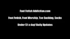 Play POV Feet Fetish: Watch as I tease you with my dominant femdom feet