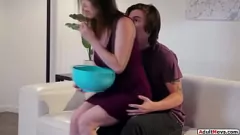 Play Seducing Stepson with Her Enormous Natural Tits - Rayveness