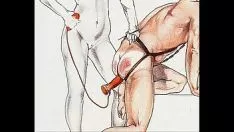 Redare Femdom Fetich purtand îmbrăcăminte bdsm sclavie uzură artă flogon comedianți